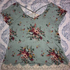 Floral Lacey Soft T-Shirt